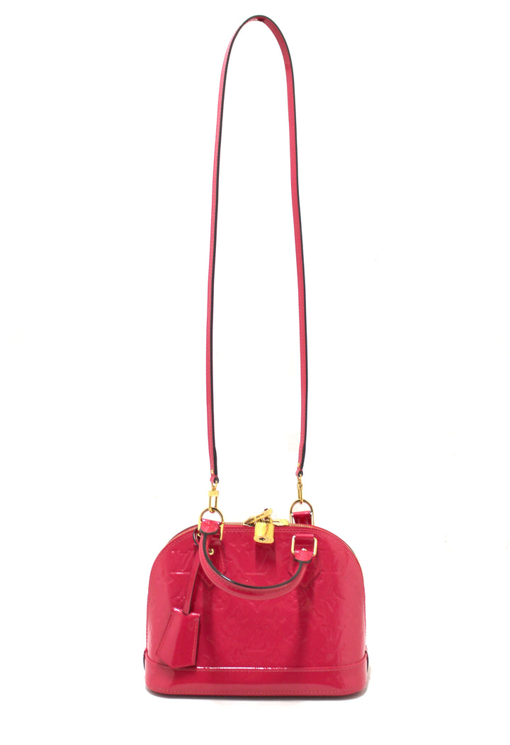 Louis Vuitton Pink Vernis Leather Alma BB Hand/Crossbody Bag