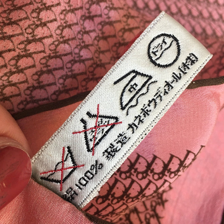 CHRISTIAN Top quality Dior Foulard in Pink Silk