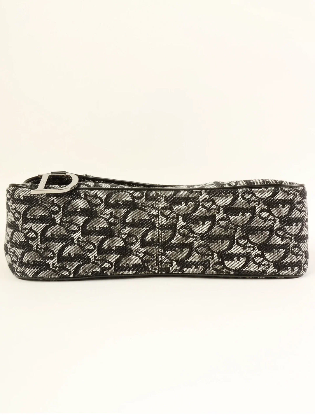 Top quality Dior Trotter Pattern Saddle Bag Black