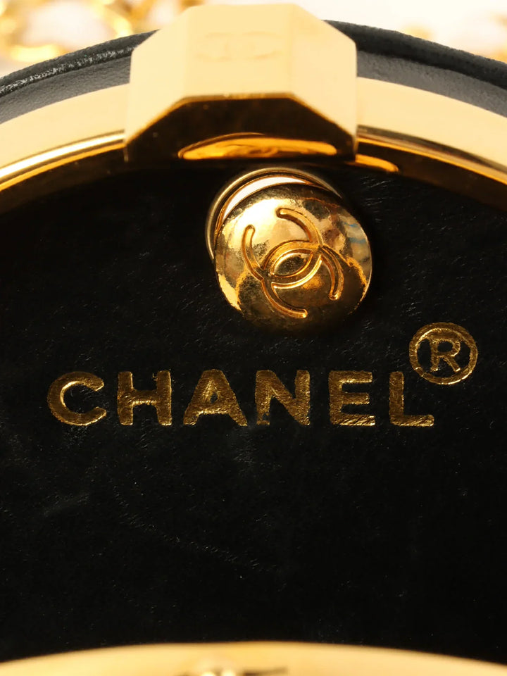 Chanel Around 1990 Made Aurora Sequin Cc Mark Metal Clasp Mini Chain Bag Multi/Gold