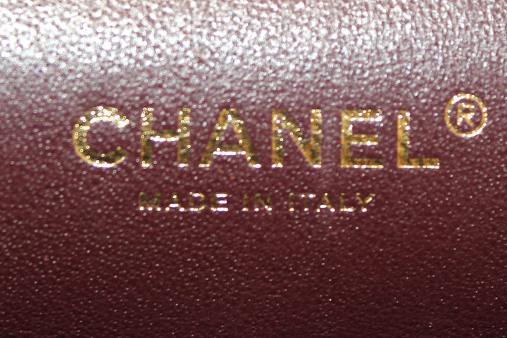 Top Quality Chanel Black Quilted Caviar Leather Classic Jumbo Double Flap Bag