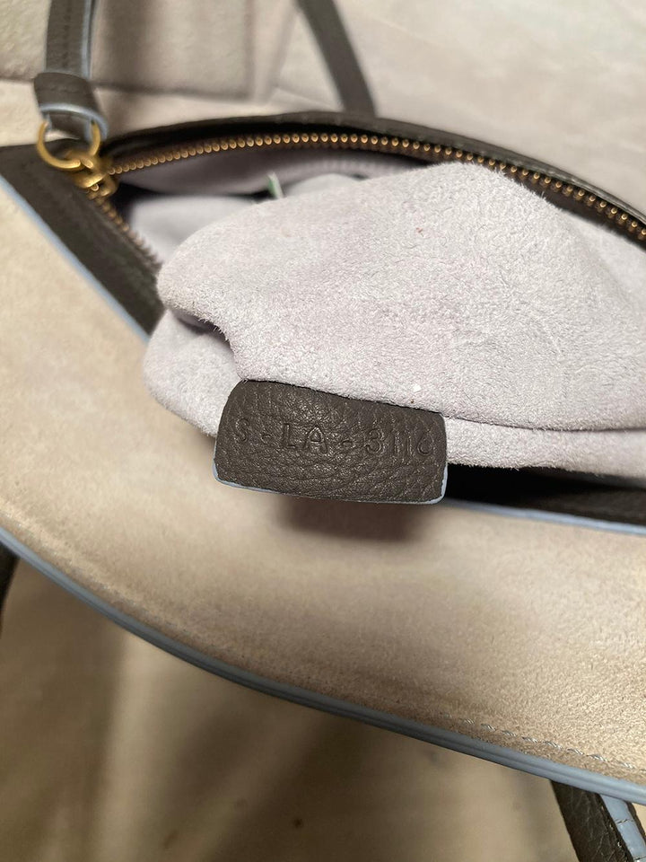 Top Quality Celine Medium Grey Leather Phantom Luggage Tote