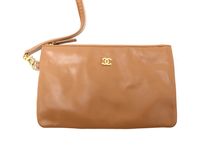 New Top Quality Chanel 22 Camel Shiny Calfskin Leather Shoulder Tote Bag