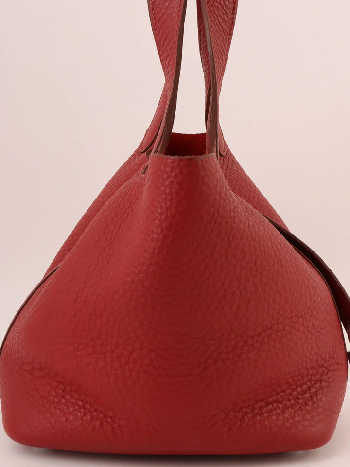 Chanel 2010 Made Picotin Pm Rouge Vif