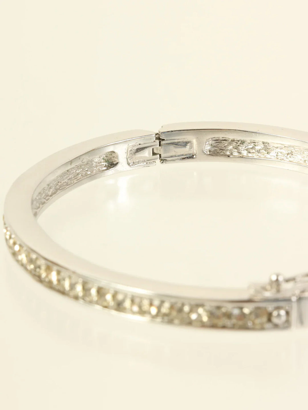 Top quality Dior Rhinestone Bangle Silver