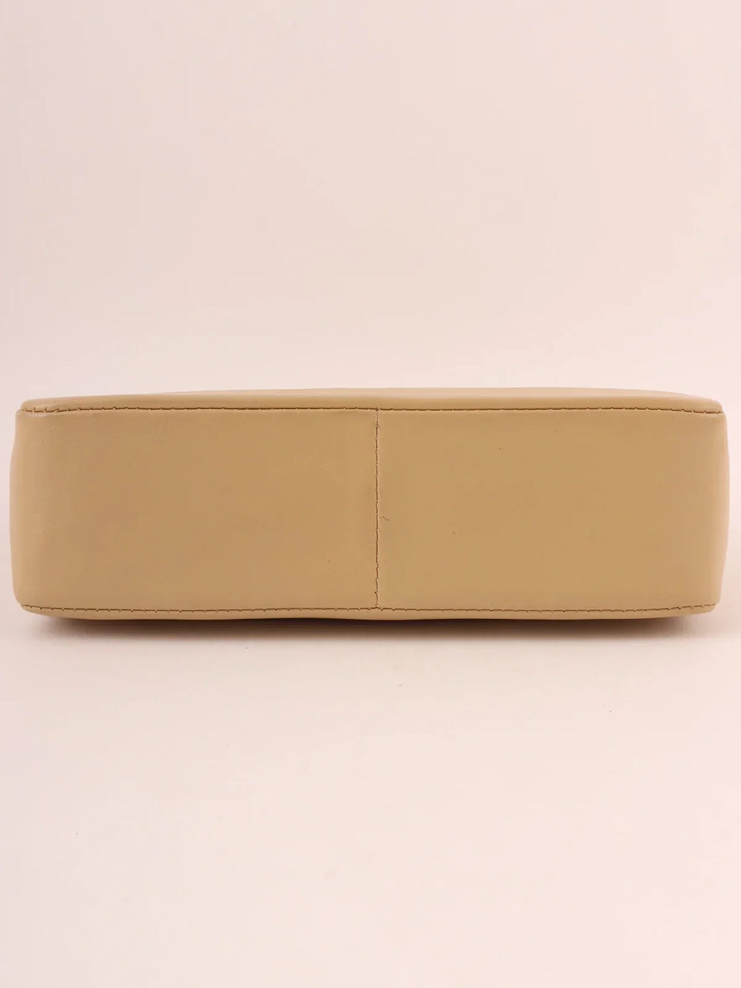 Chanel Around 1990 Made Turn-Lock 2Way Chain Bag Mini Beige