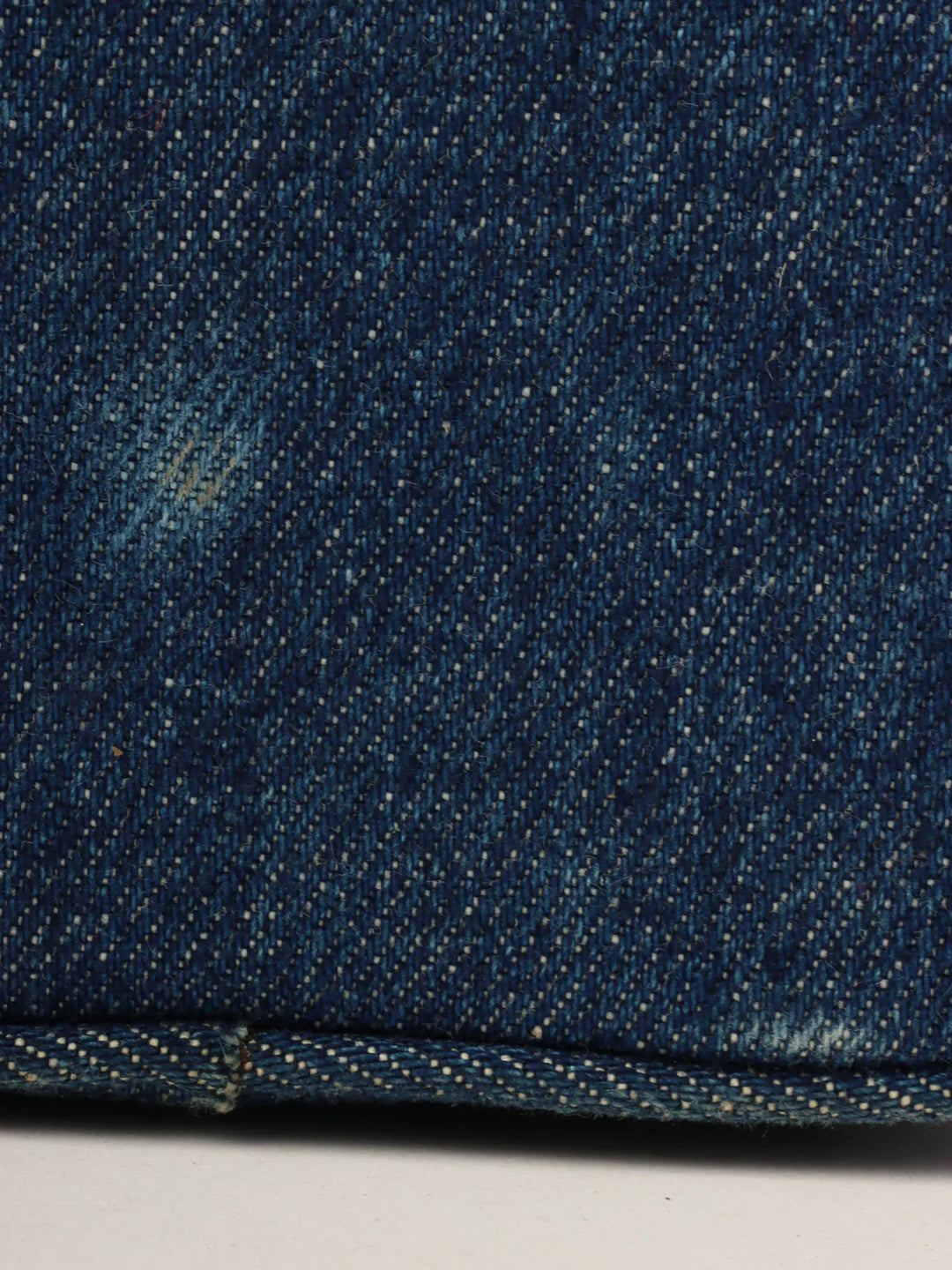 Chanel Around 1997 Made Denim Cc Mark Stitch Vanity Indigo