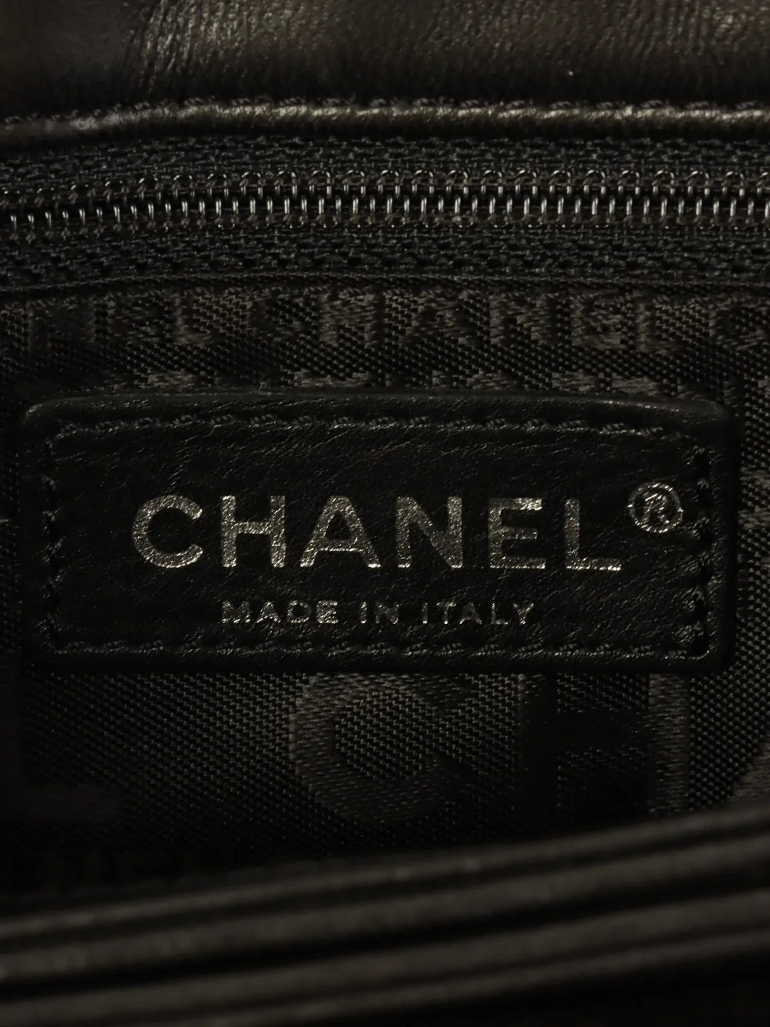 Chanel 2005 Made Multi Motif Chocolate Bar Chain Bag Black
