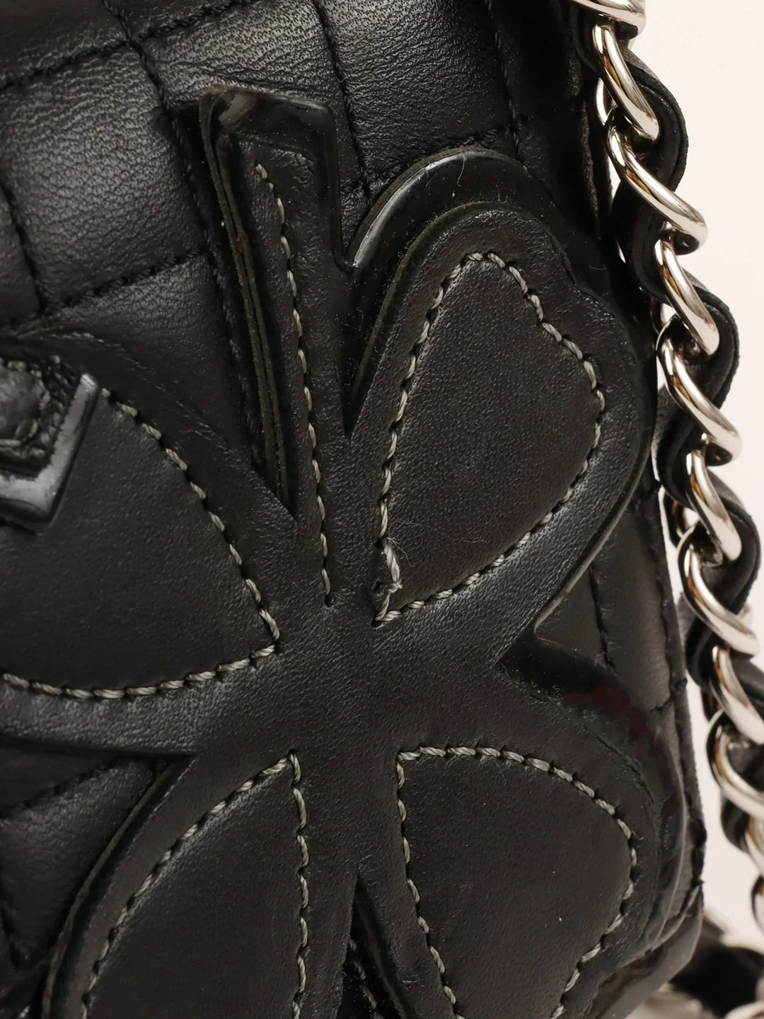 Chanel 2005 Made Multi Motif Chocolate Bar Chain Bag Black