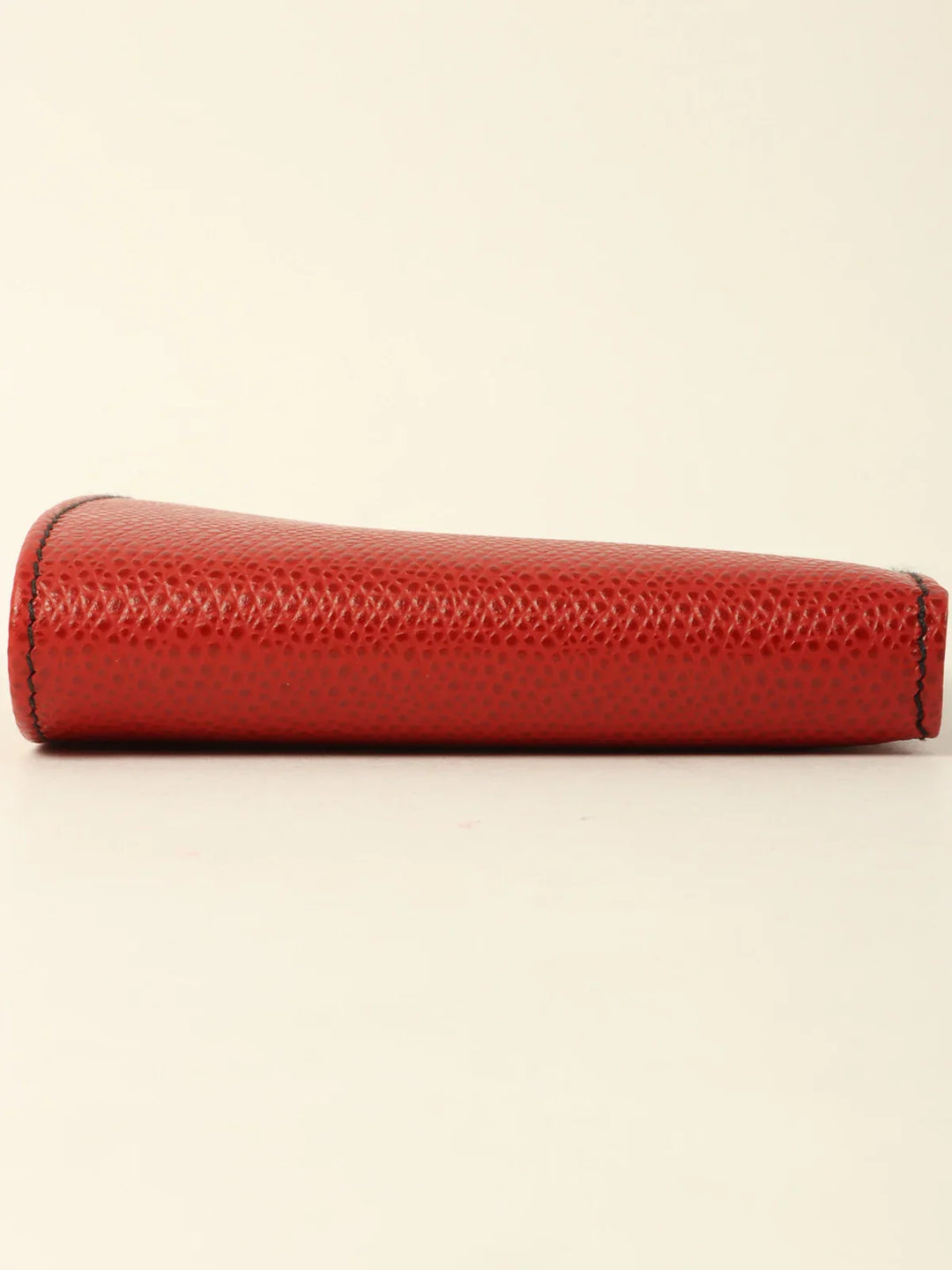 Celine Logo Embossed Wallet Red