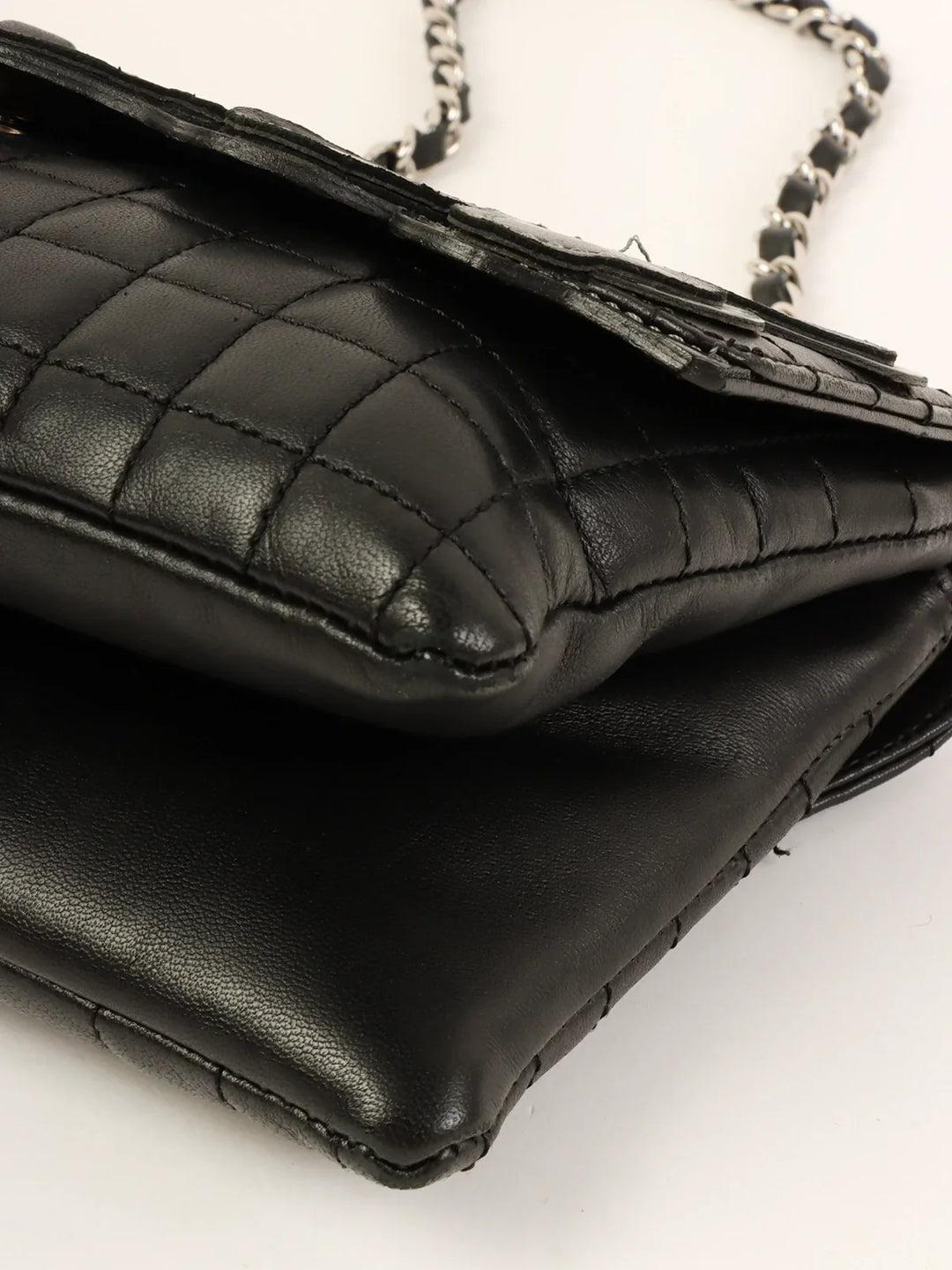 Chanel 2005 Made Multi Motif Chocolate Bar Chain Bag Black