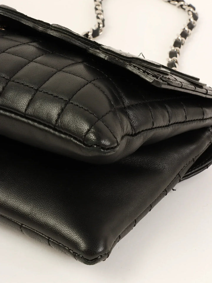 Chanel 2005 Made Multi Motif Chocolate Bar Chain Bag Black