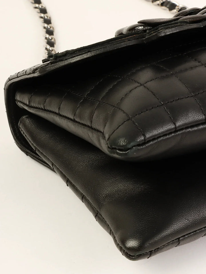 Chanel 2005 Made Multi Motif Chocolate Bar Chain Bag Black