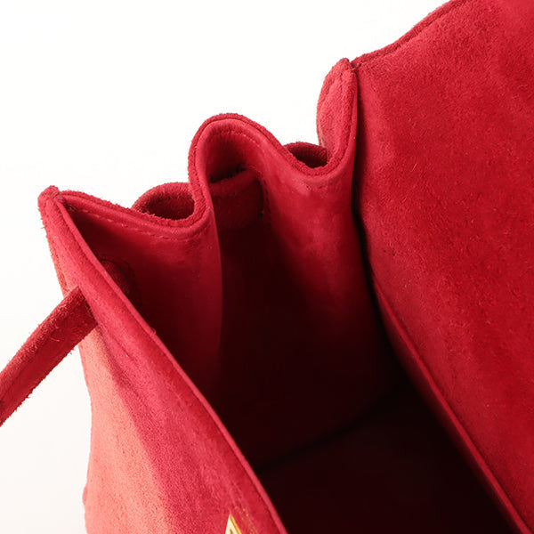 Top quality Hermes 1998 Made Debris Mini Kelly Bag Rouge Grenat