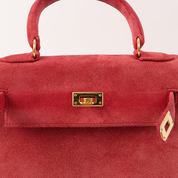 Top quality Hermes 1998 Made Debris Mini Kelly Bag Rouge Grenat