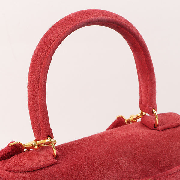 Top quality Hermes 1998 Made Debris Mini Kelly Bag Rouge Grenat