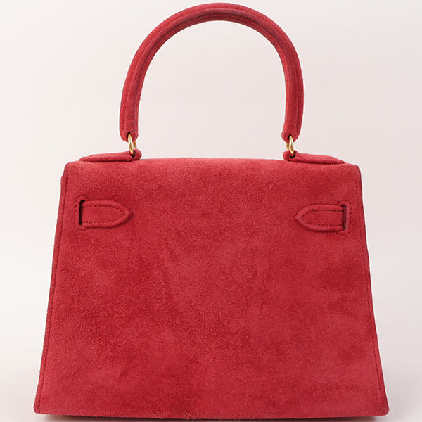 Top quality Hermes 1998 Made Debris Mini Kelly Bag Rouge Grenat