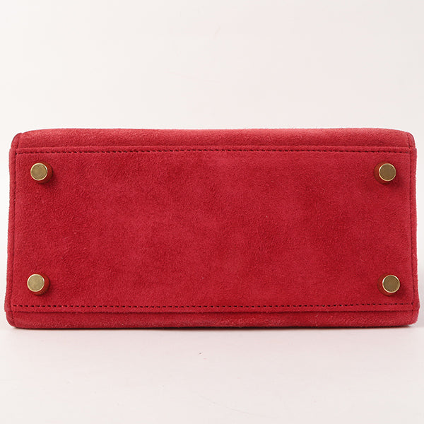 Top quality Hermes 1998 Made Debris Mini Kelly Bag Rouge Grenat