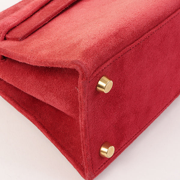 Top quality Hermes 1998 Made Debris Mini Kelly Bag Rouge Grenat