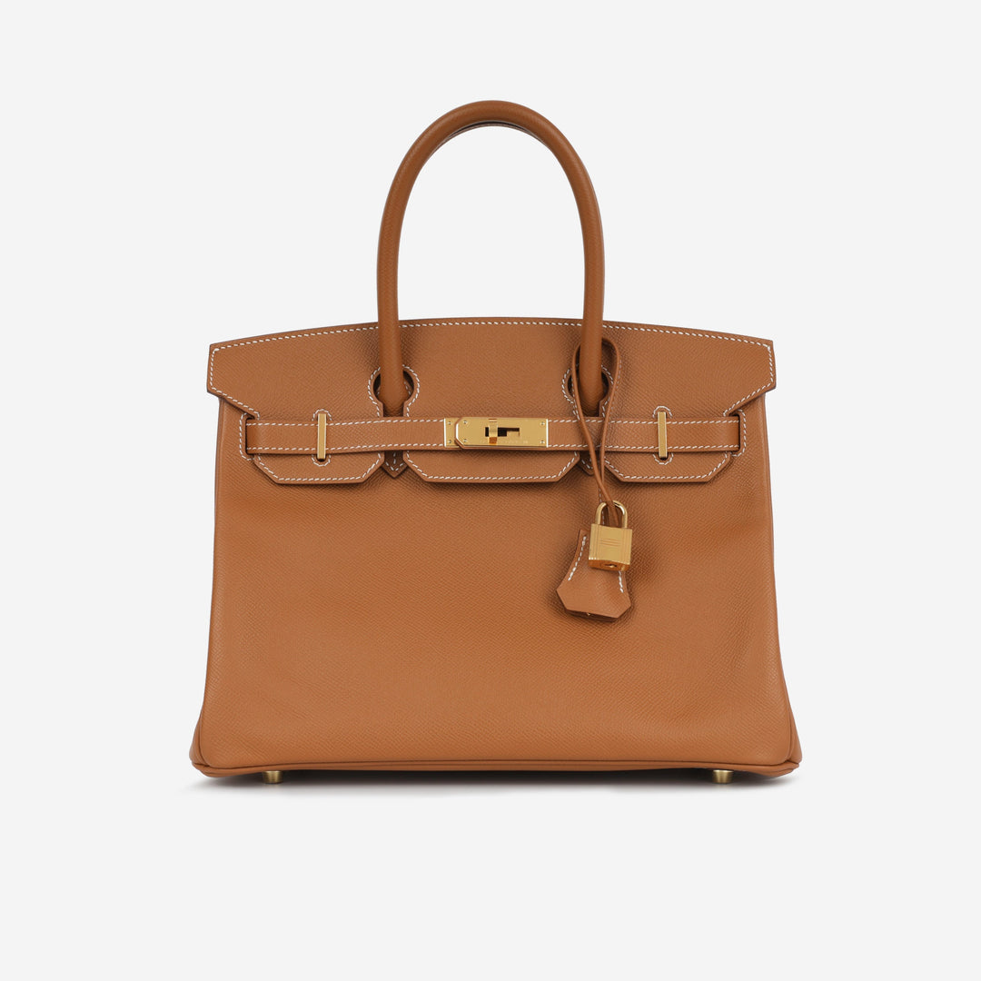 Birkin 30 - Gold Epsom