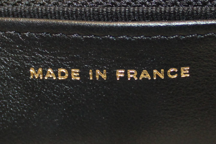 Top Quality Chanel Black Caviar Quilted Leather Boy Wallet On Chain WOC