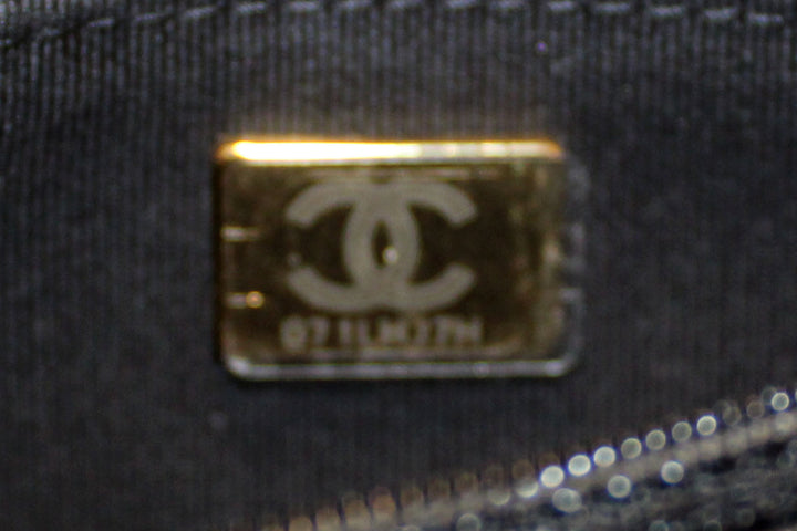 Top Quality Chanel Black Caviar Quilted Leather Boy Wallet On Chain WOC