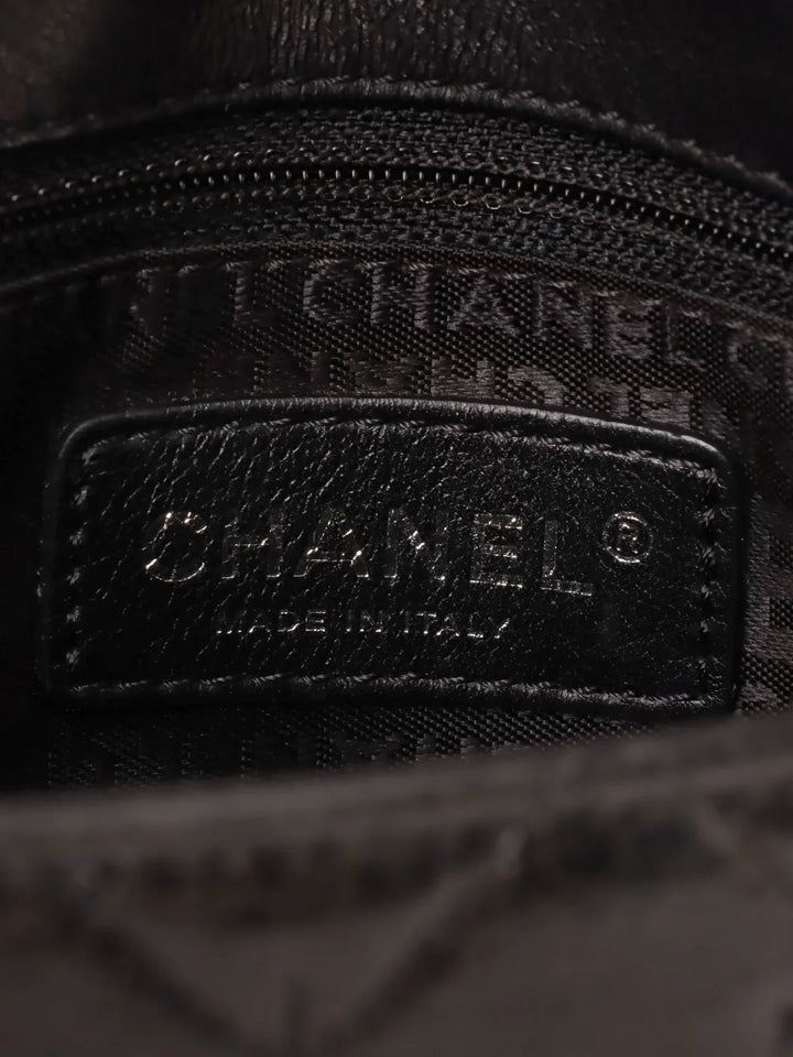 Chanel Around 2005 Made 2.55 Chain Shoulder Bag Black