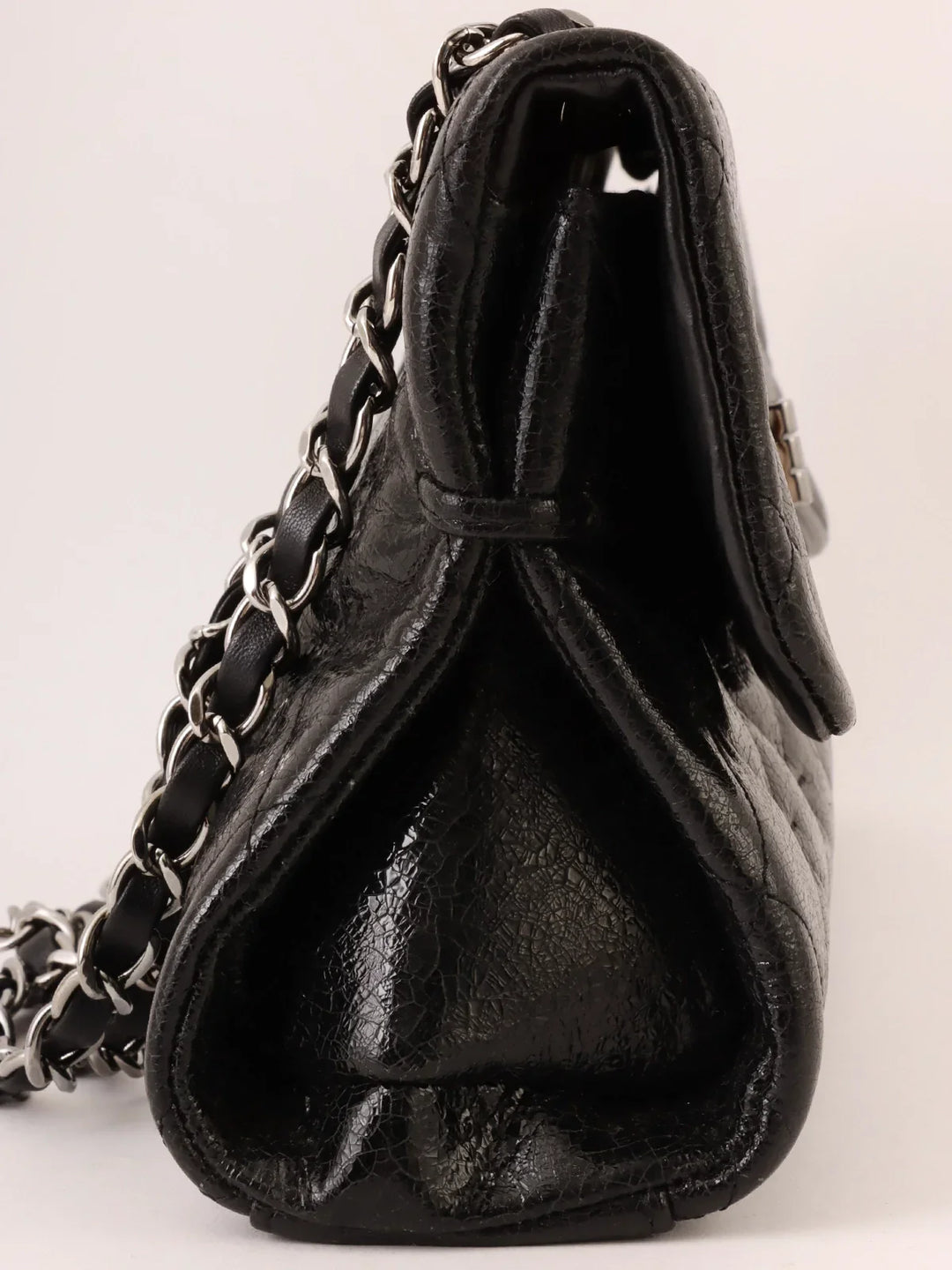 Chanel Around 2005 Made 2.55 Chain Shoulder Bag Black