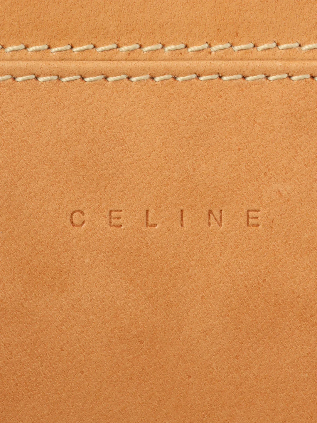 Celine Suede C Macadam Pattern Wallet Brown
