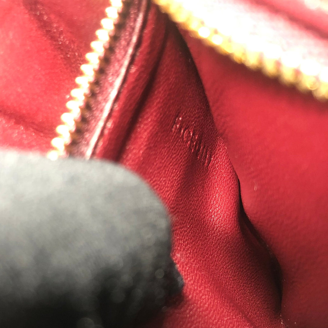 Top Quality Celine SMALL CLASSIC BAG IN BOX CALFSKIN BURGUNDY