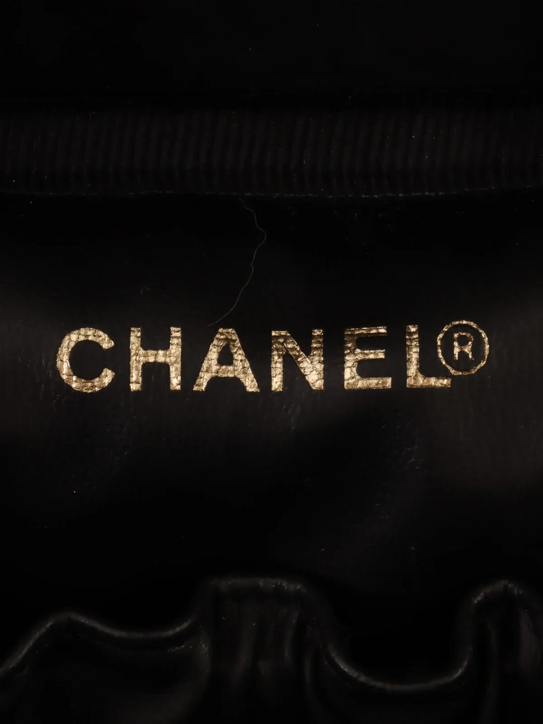 Chanel Around 1997 Made Caviar Skin Cc Mark Stitch Vanity Bordeaux