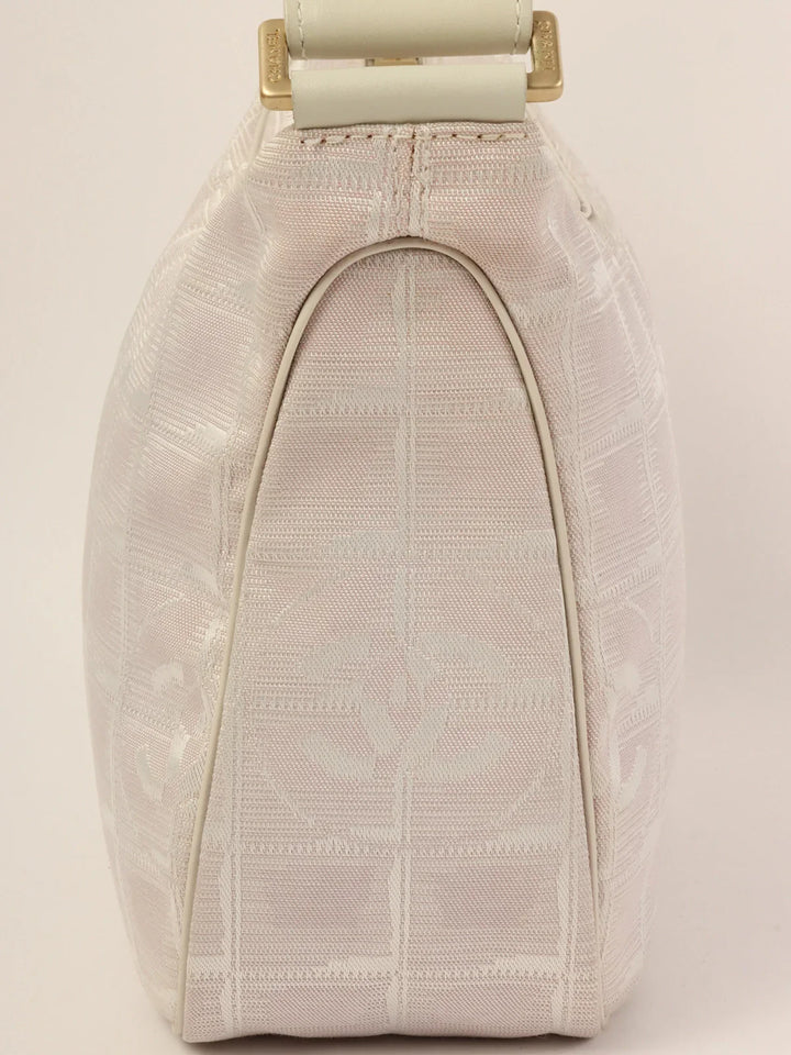 Chanel 2001 Made New Travel Nylon Shoulder Bag Pink/White