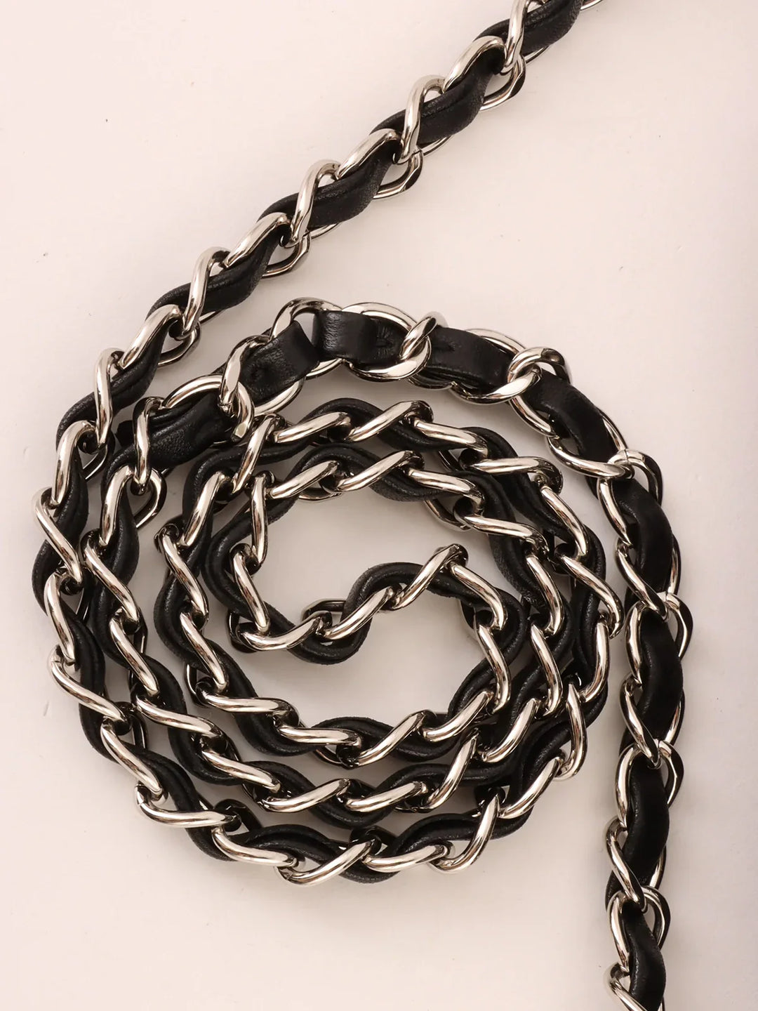 Chanel Around 2010 Made Patent Icon Embossed Turn-Lock Chain Bag Black