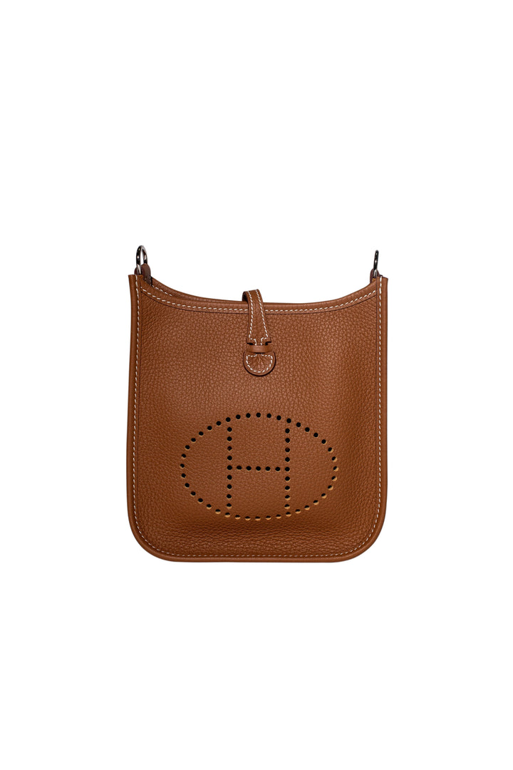 Hermes mini Evelyne gold