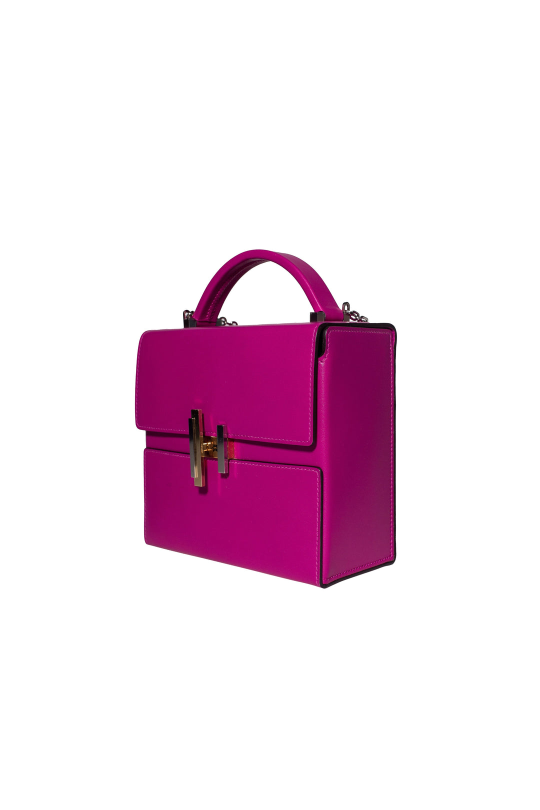Hermes Rose Pourpre adelakt leather cinhetic bag