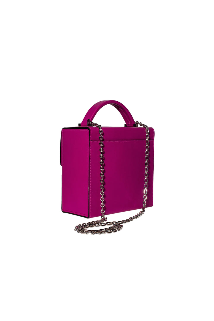 Hermes Rose Pourpre adelakt leather cinhetic bag