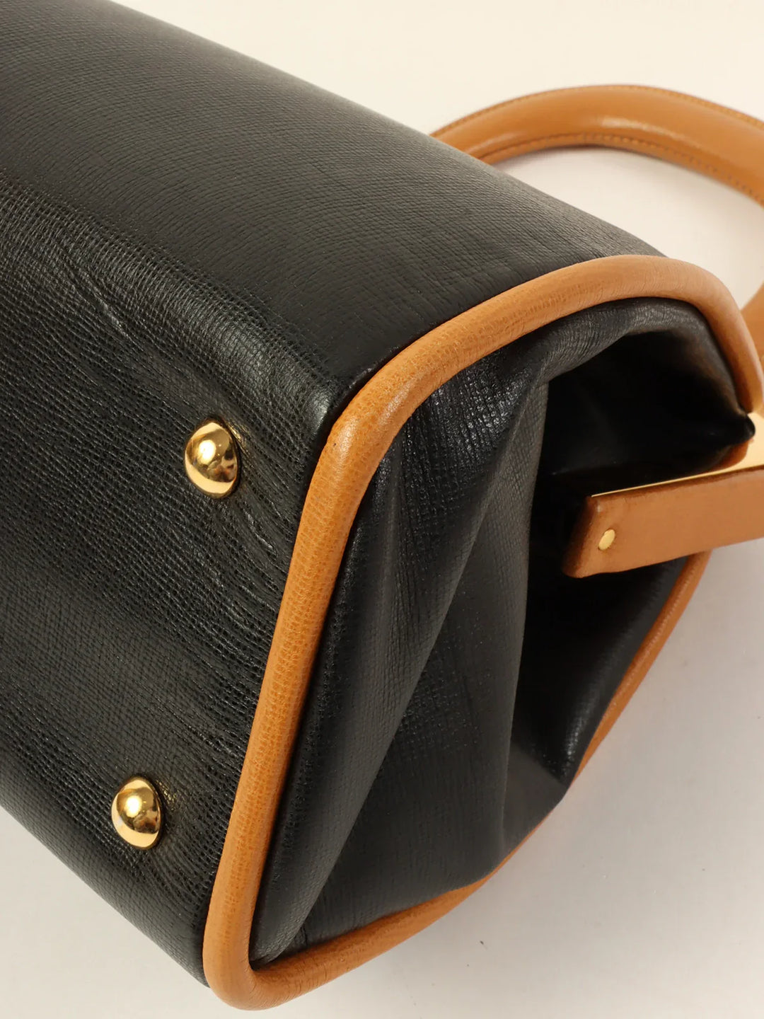 Top quality Dior Logo Plate 2Way Bag Black/Beige