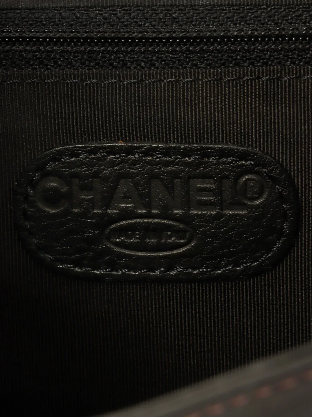 Top Quality Chanel Around 1998 Made Cc Mark Stitch Backpack Black