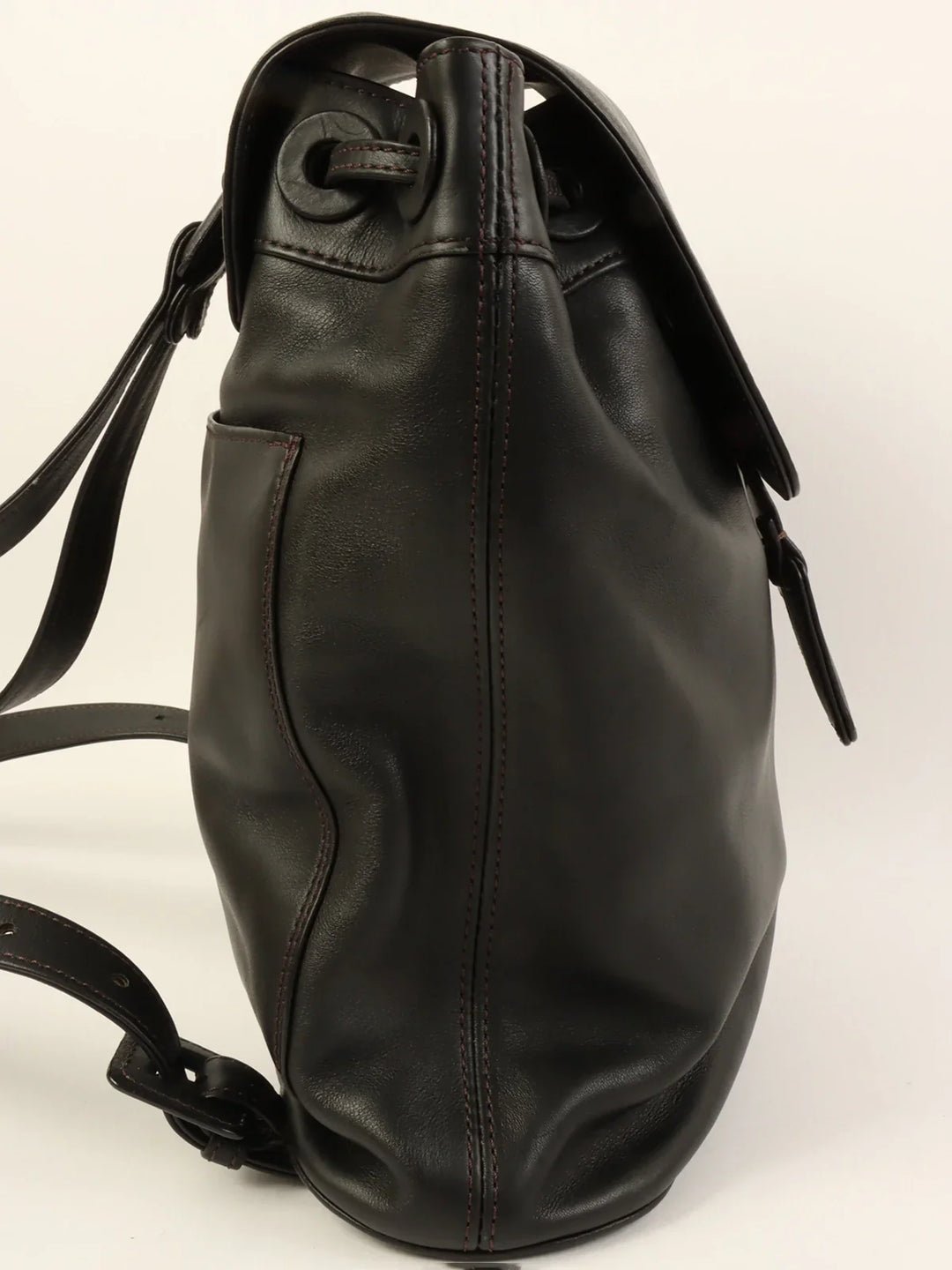 Top Quality Chanel Around 1998 Made Cc Mark Stitch Backpack Black