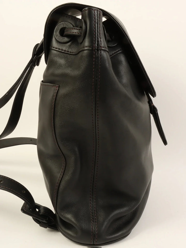 Top Quality Chanel Around 1998 Made Cc Mark Stitch Backpack Black