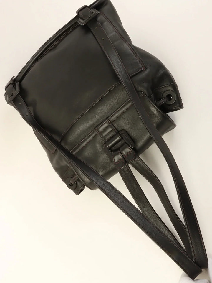 Top Quality Chanel Around 1998 Made Cc Mark Stitch Backpack Black