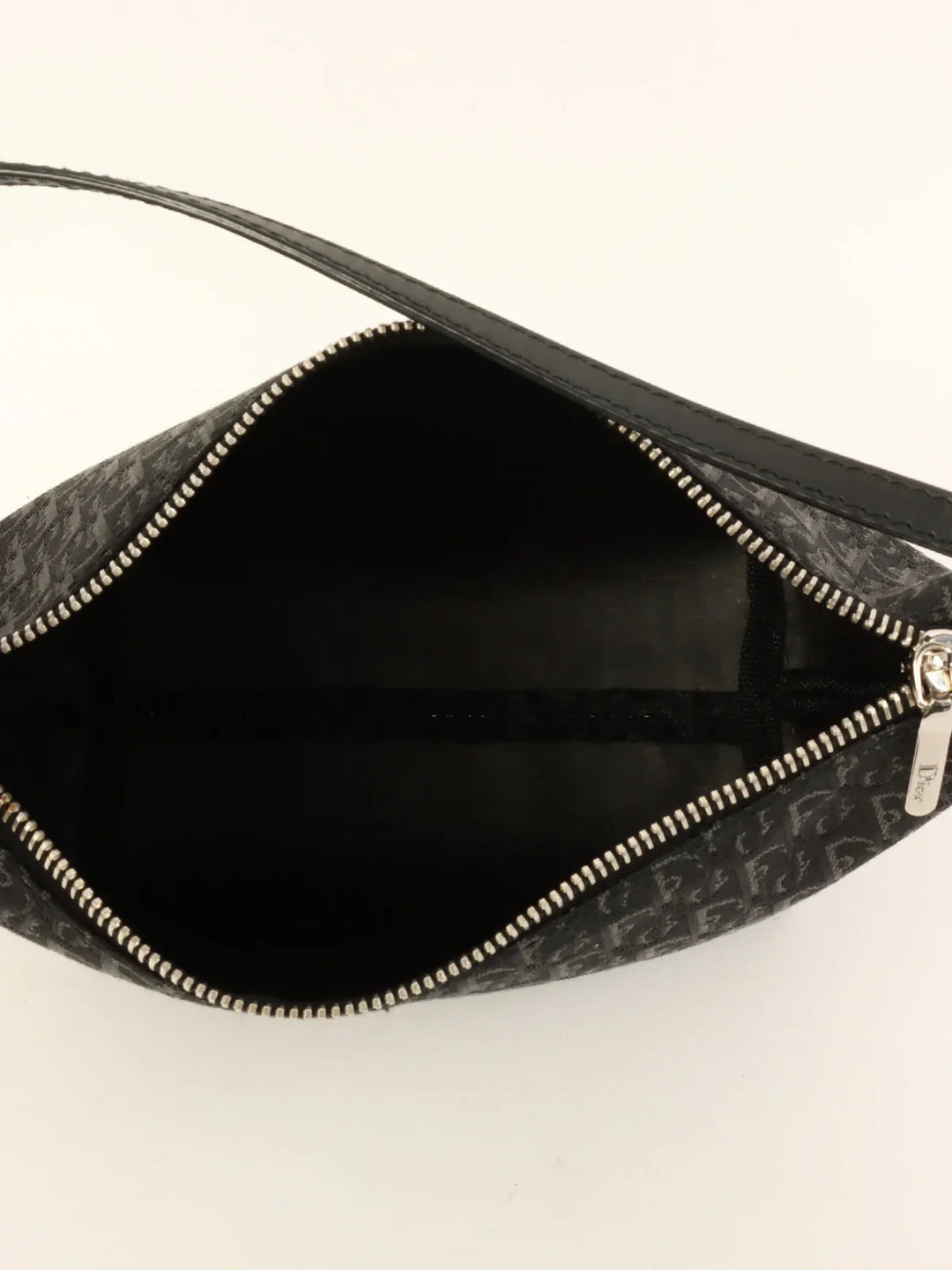 Top quality Dior Trotter Pattern Mini Top Handle Bag Black