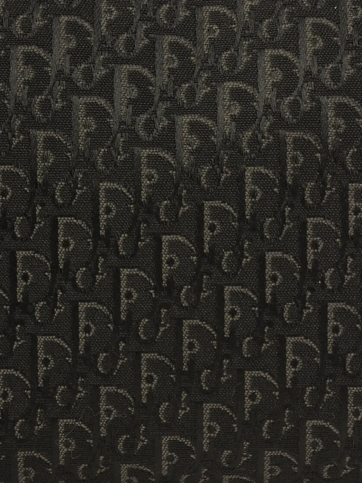 Top quality Dior Trotter Pattern Mini Top Handle Bag Black
