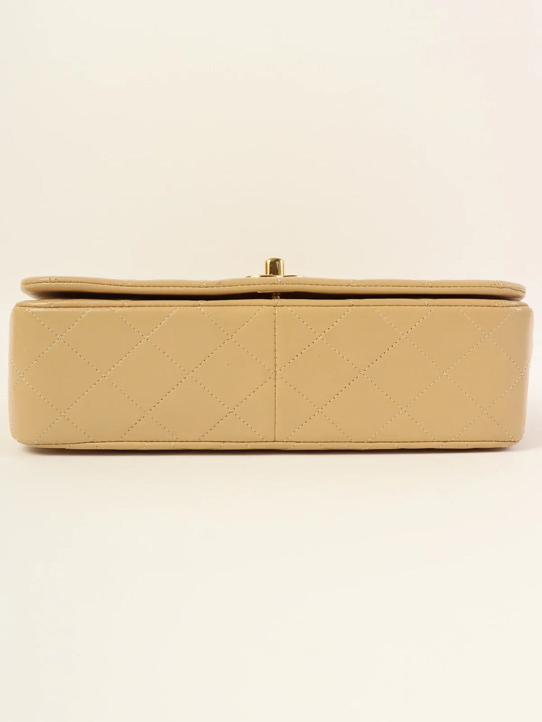 Chanel Around 1990 Made Full New Chain Bag 23Cm Beige