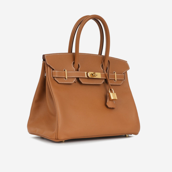 Birkin 30 - Gold Epsom
