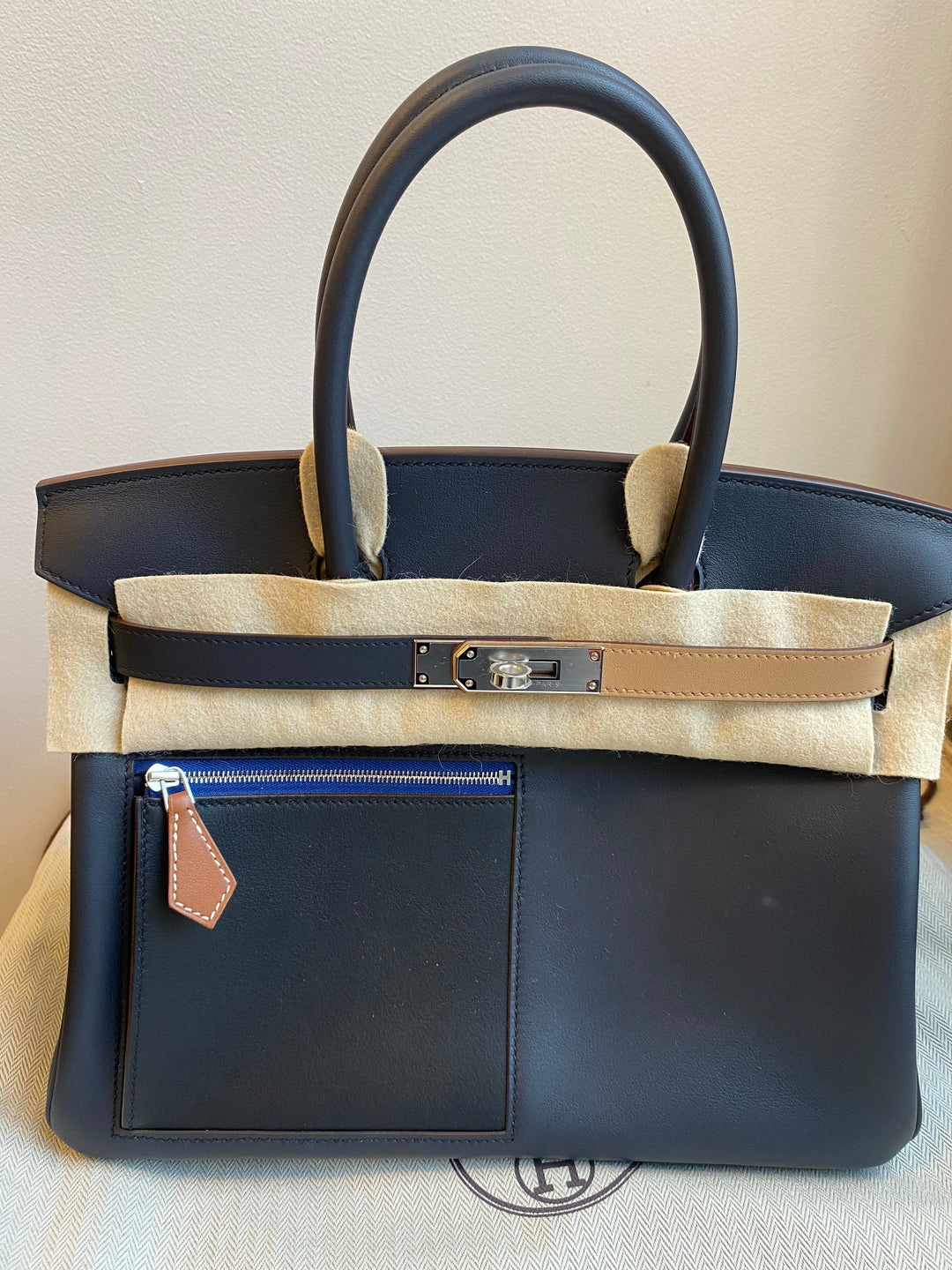 top quality Hermes Colormatic Birkin 30 Black Swift Palladium Hardware-GE Part 1