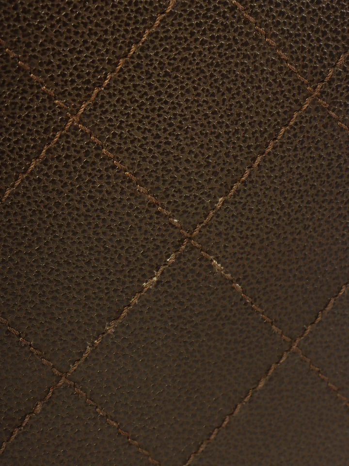 Chanel Around 1998 Made Caviar Skin Turn-Lock Tote Bag Brown