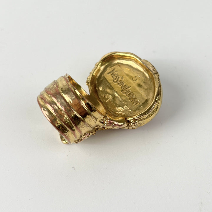Saint Laurent Cocktail Ring Pink