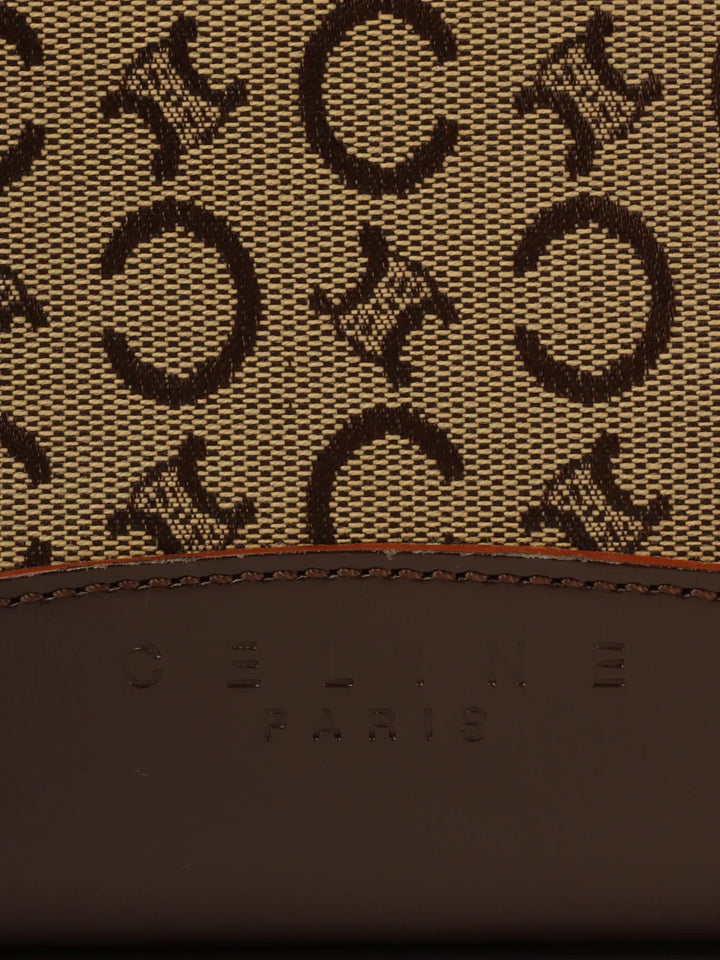 Celine C Macadam Pattern Tote Bag Brown