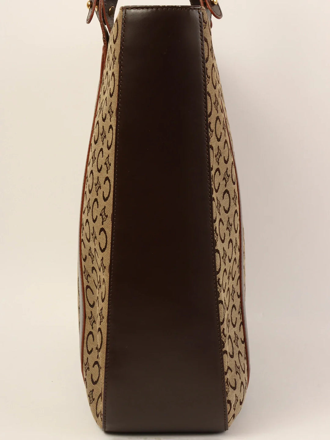 Celine C Macadam Pattern Tote Bag Brown